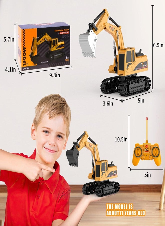 MQDMINI ألعاب حفارة MQDMINI التي تعمل بجهاز تحكم عن بعد - ألعاب بناء حفارة للأولاد من عمر 6 إلى 8 سنوات، حفارة صغيرة محاكاة، ألعاب تعليمية للأطفال، هدايا عيد الميلاد وأعياد الميلاد للأولاد والبنات - Image 2